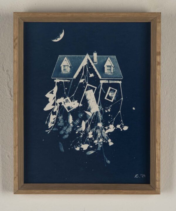 Abode Adrift in Blue – Crescent Moon
