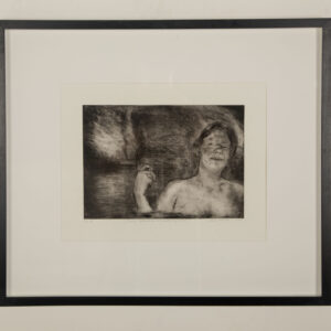 Swamp self portrait with protruding hand